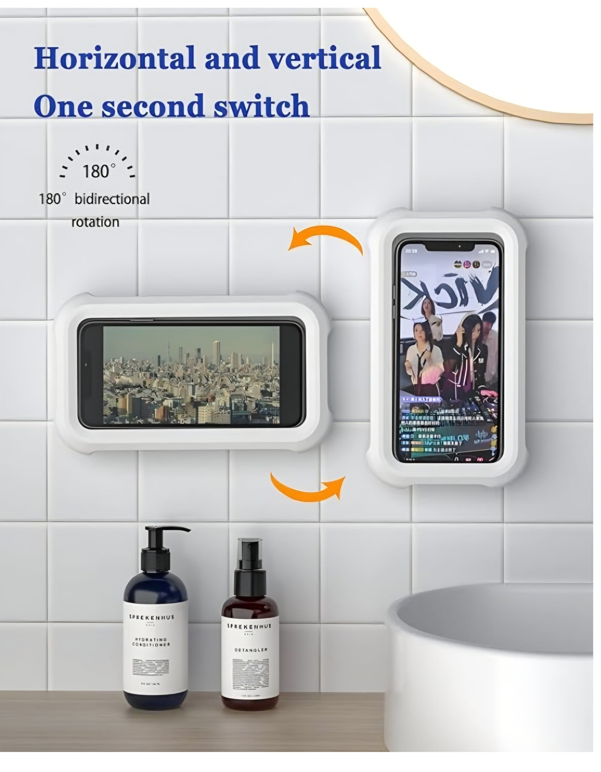 WaterLock™ Smart Shower Phone Mount