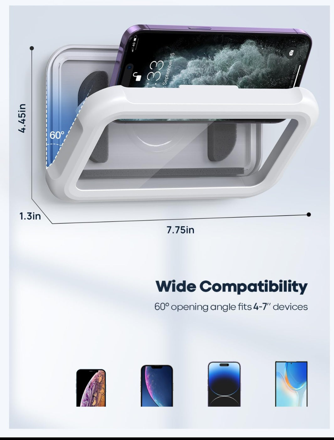 WaterLock™ Smart Shower Phone Mount